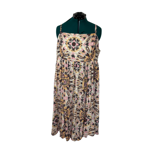 Torrid Floral Kaleidoscope Print Tank Dress