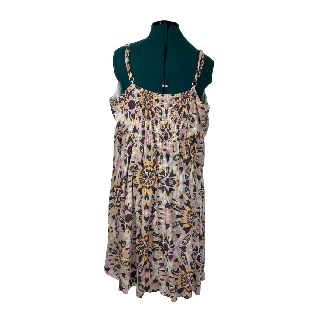 Torrid Floral Kaleidoscope Print Tank Dress