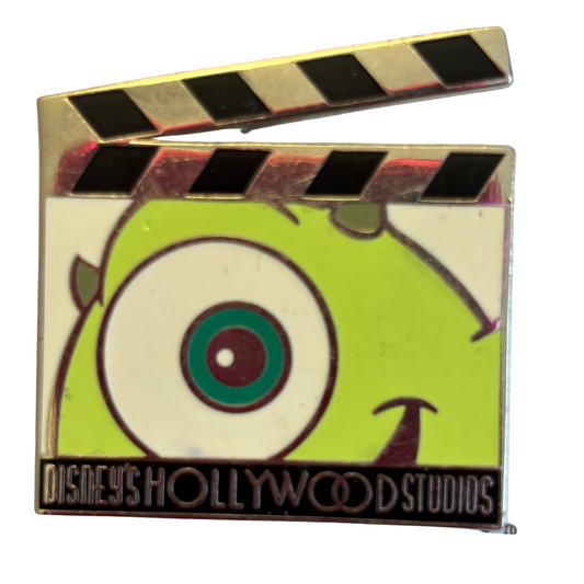 Disney Pixar Mike Wazowski Clapperboard Pin