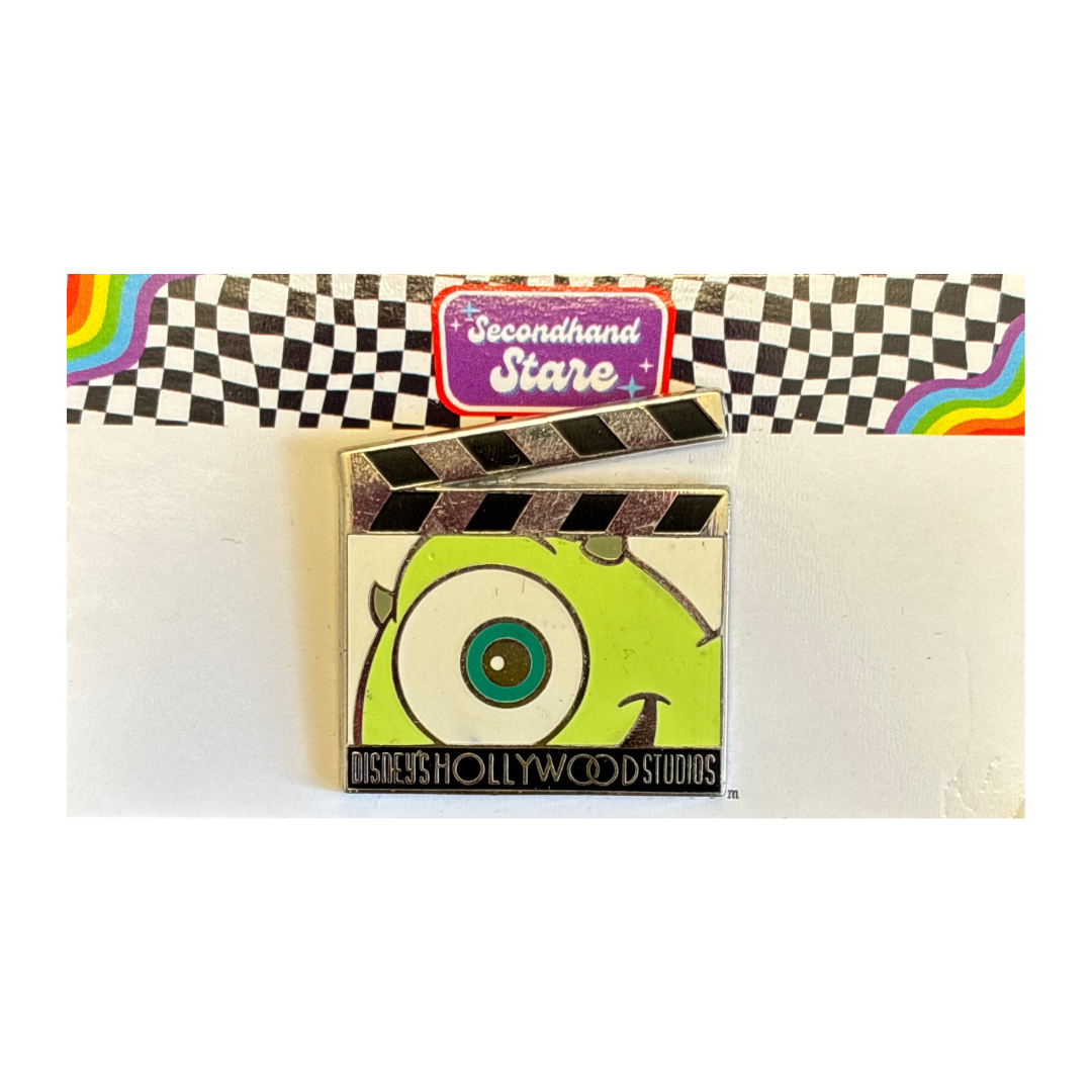 Disney Pixar Mike Wazowski Clapperboard Pin