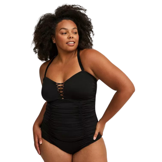 Torrid Ruched One Piece Swimsuit NWT