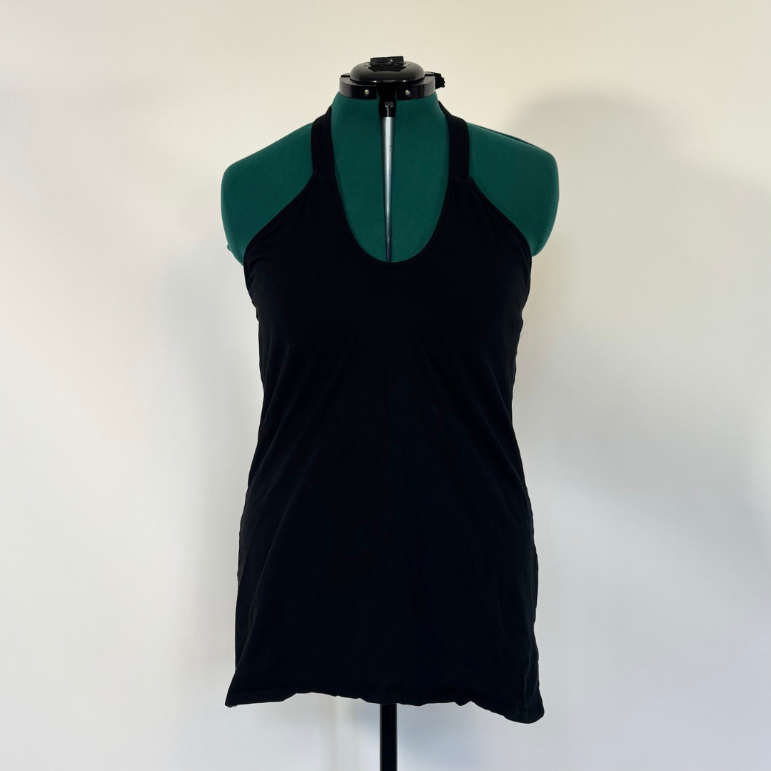 Torrid Retro Chic Black Cross Neck Halter Top