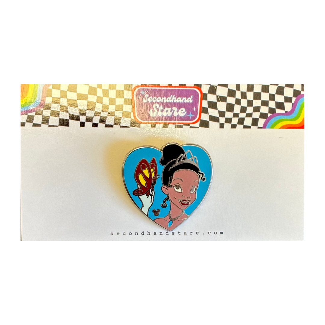 Disney Tiana Enamel Heart Shaped Pin