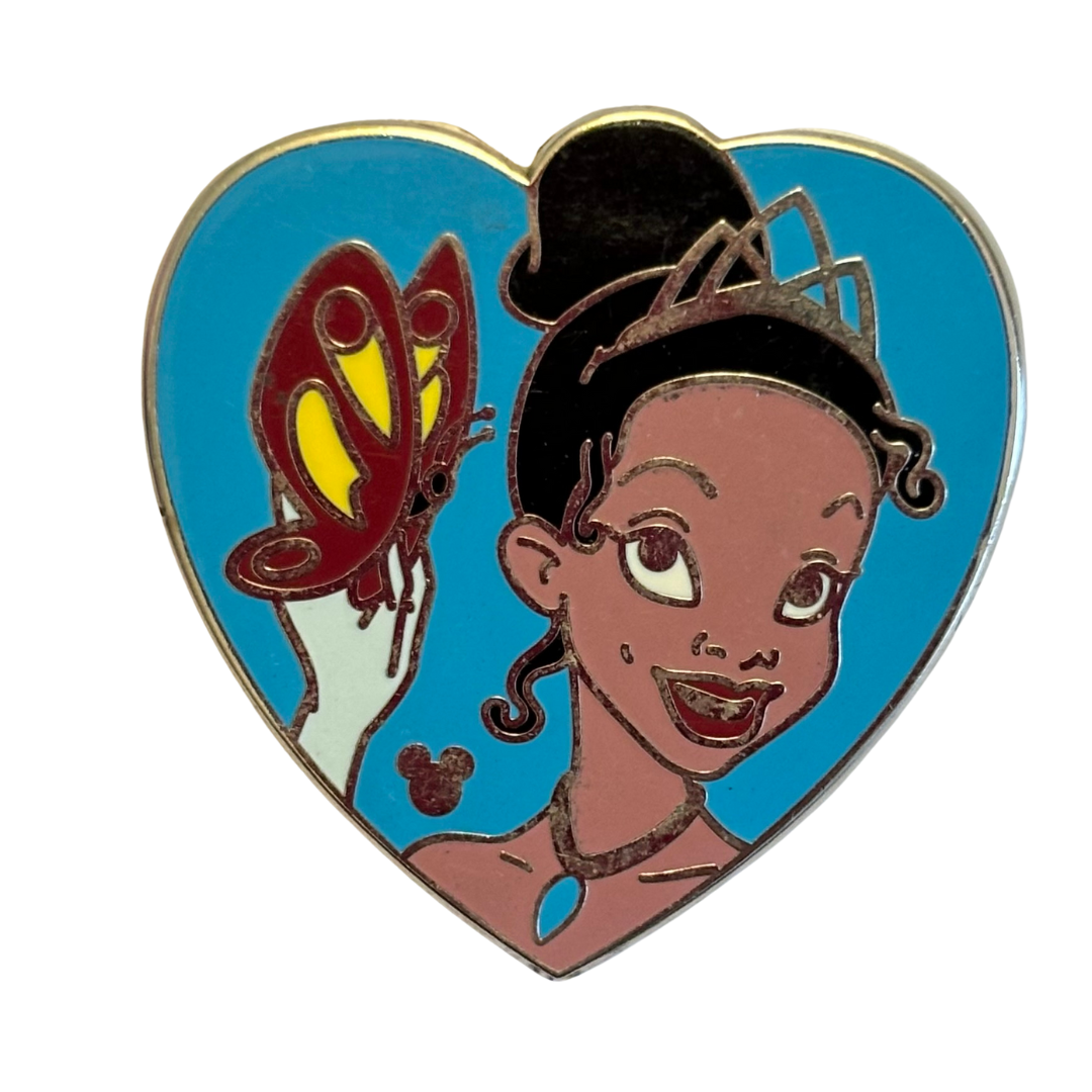 Disney Tiana Enamel Heart Shaped Pin