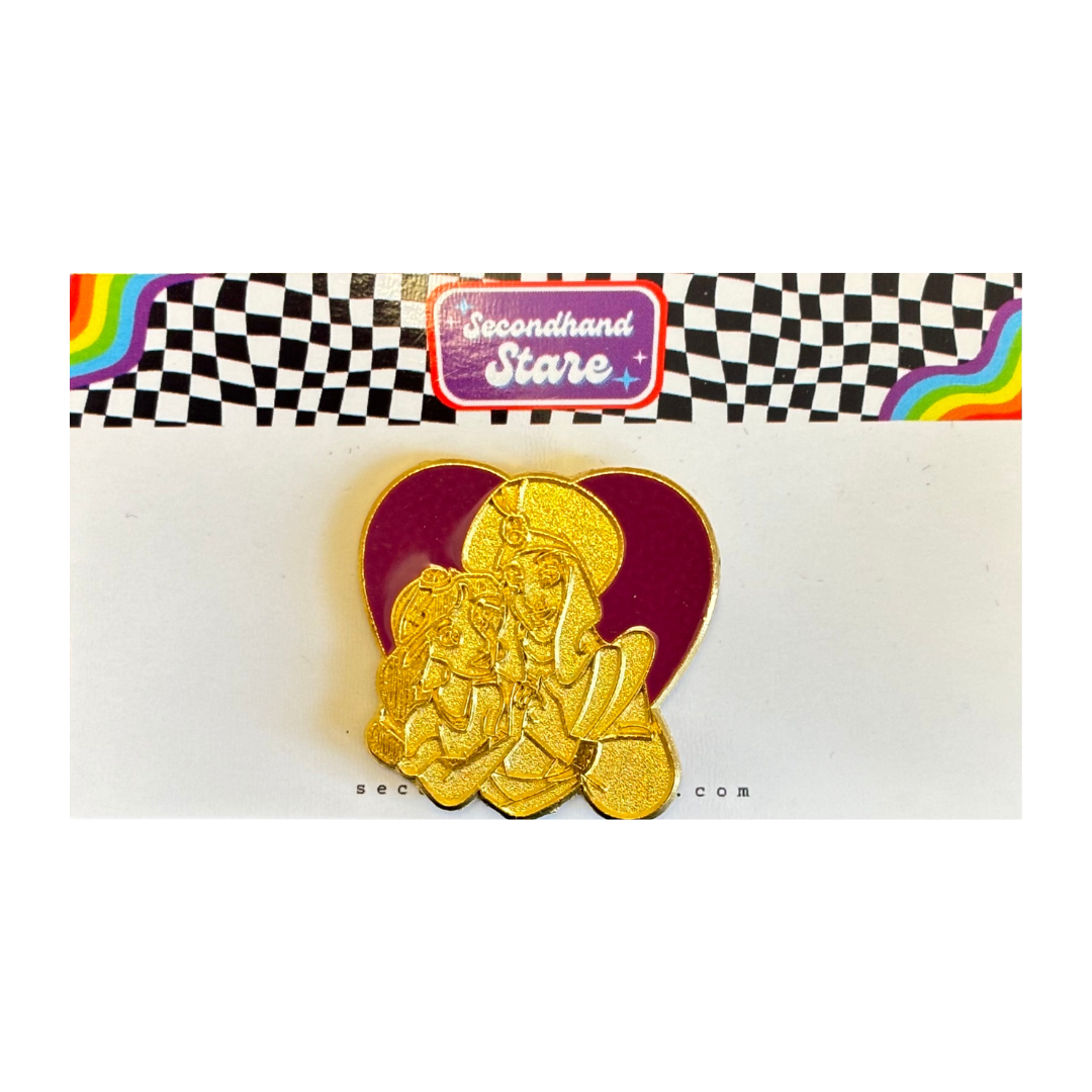 Disney Aladdin Gold Enamel Pin