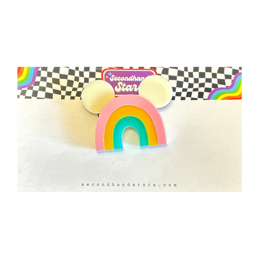 Disney Mickey Mouse Ear Rainbow Pin