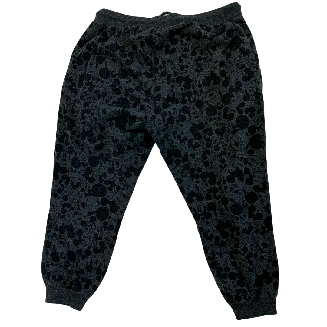 Grey Mickey Mouse Print Joggers