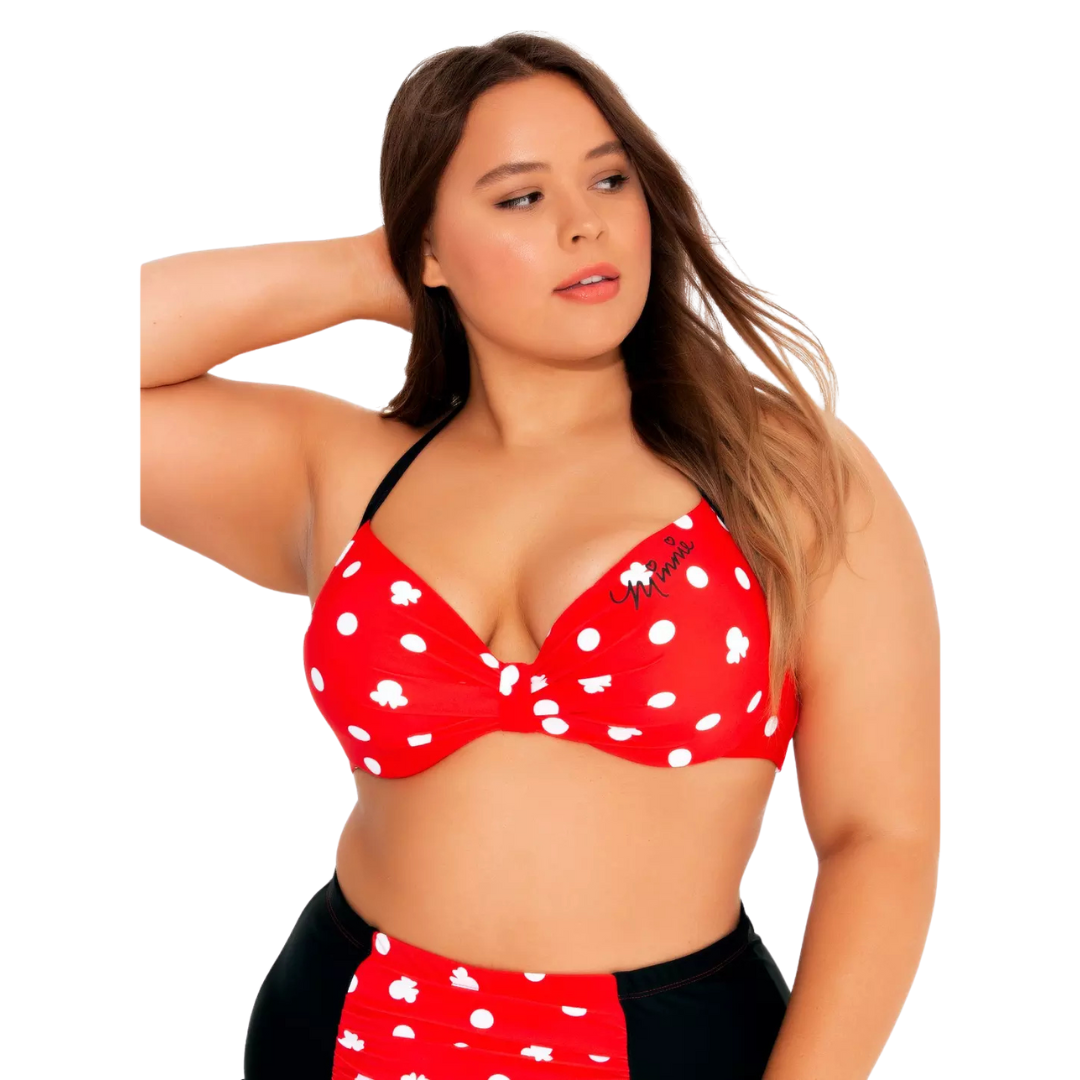 Disney X Hot Topic Vintage Style Minnie Mouse Bikini Top