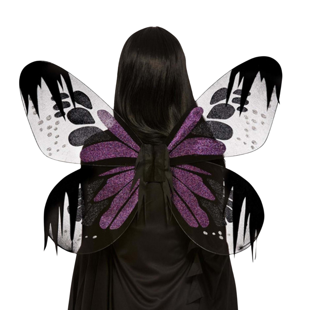Dark Purple/ Black Moth Wings NWT