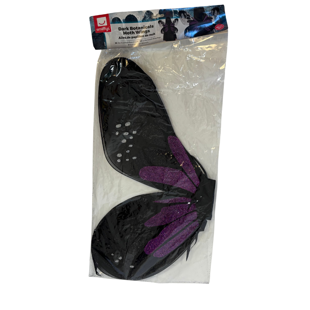 Dark Purple/ Black Moth Wings NWT
